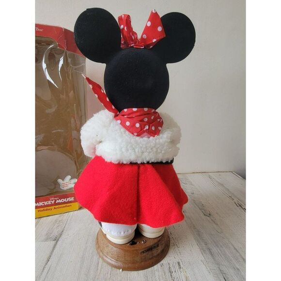 Santa's best Let's Twist Again Minnie Mouse animated motionette Xmas decor - Picture 11 of 13
